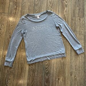 Victoria’s Secret Angel Long Sleeve Shirt Gray/Silver